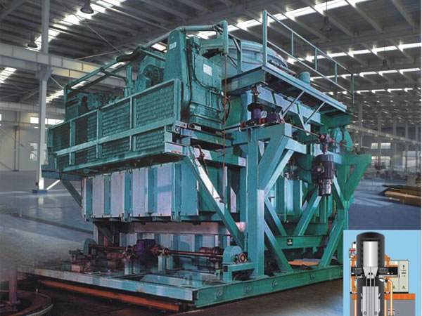 Pionowe Twin Cooling komorze próżniowej Gas Oil Hartowanie Furnace