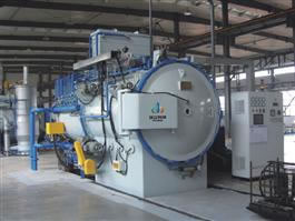 Poziome Vacuum Oil Hartowanie Twin Chamber Piec gazowy Chłodzenie