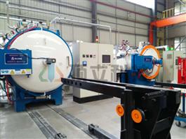 Horizontal Single Chamber Vacuum High Pressure Gas Quenching Furnace